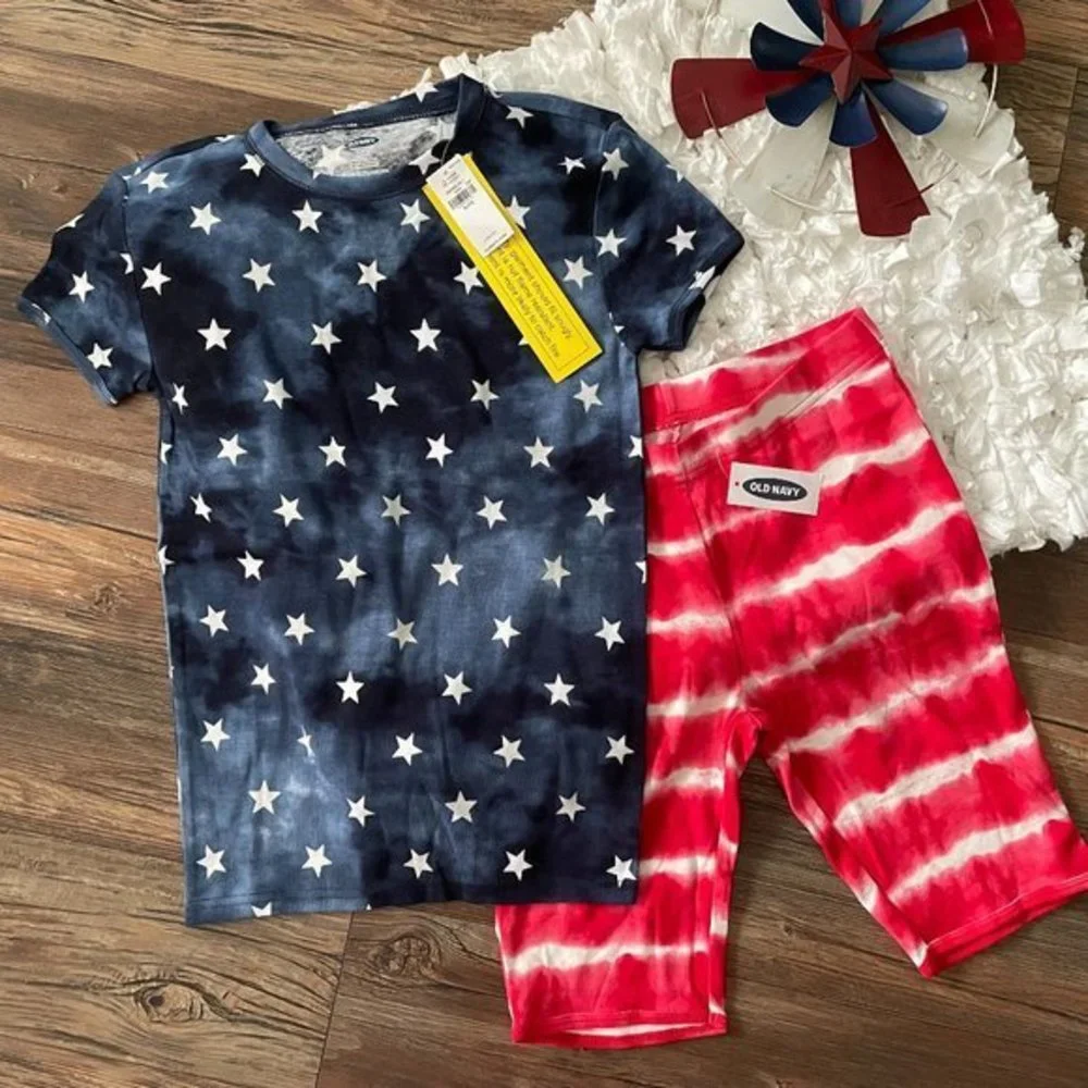 Boys Old Navy Americana Pj's